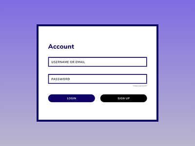 Daily UI #082 – Form