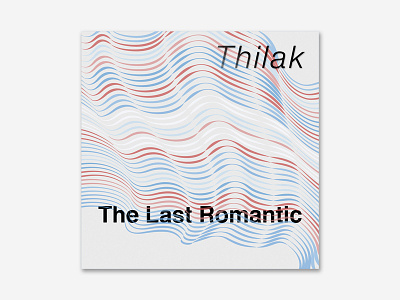 Thilak – The Last Romantic (Cover) design graphic design layout music cover playlist spotify ui