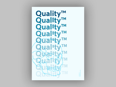 Quality (Blankposter) blankposter font poster print quality type typo typography