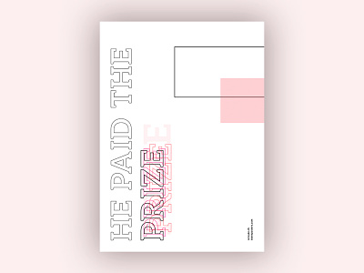 Prize (Blankposter) blankposter font poster print prize type typo typography
