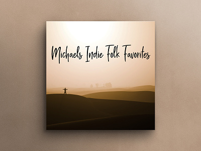 Spotify Playlist Cover – Indie Folk Favorites (Redesign)