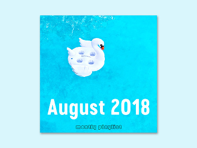 Spotify Playlist Cover (August 2018) cover music music artwork playlist spotify type typography unsplash