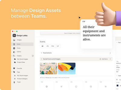Manage Your Design Assets asset management design assets designer fonts icons ux