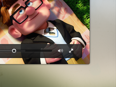 Video Player enlarge icons menu music pause play player ui vector video volume