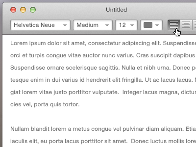 Text Editor app buttons edit editor mac notes simplicity text ui user interface vector