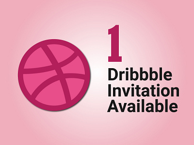 Dribbble invitation