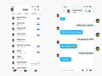 chet ui challenge chat chat app chat bot chatbot chatting live chat message message app messages mobile app mobile app design mobile design mobile ui top trending designs trendy design ui challenege video call video chat