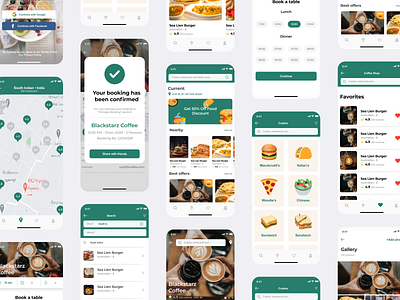 Restaurant App UI 2 display android app design app colorful creative design design dribble popular shot mobile app design newsfeed popular shot red responsive design restaurant some codex ui webdesign website design