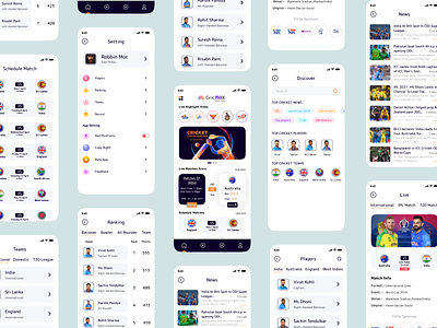 Cricket App designs, themes, templates and downloadable graphic elements on  Dribbble