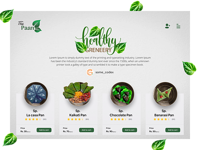 Paan designs, themes, templates and downloadable graphic elements on  Dribbble