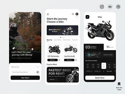 Motorcycle Rental App