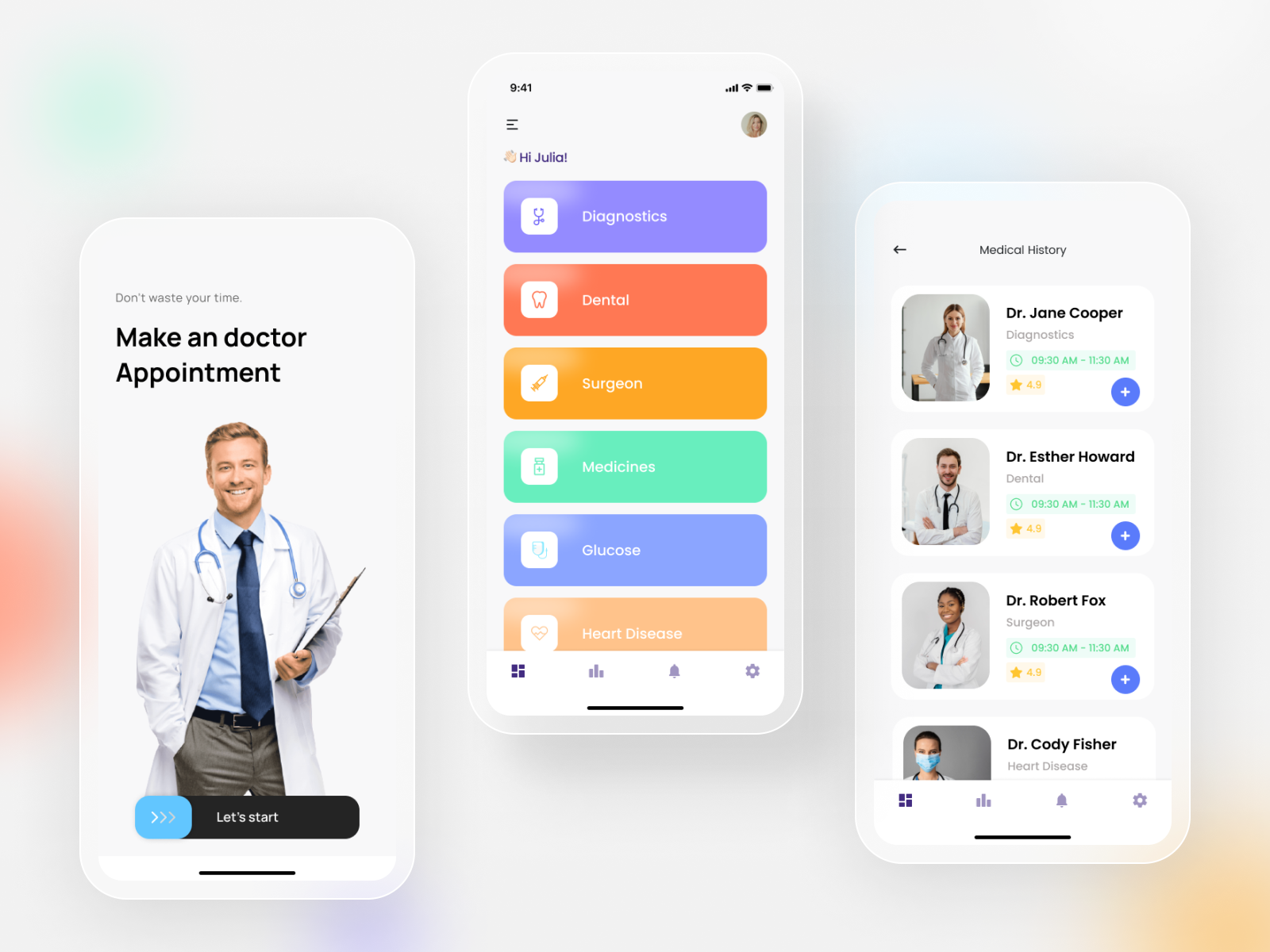 Medical Mobile App by Gajera Sagar on Dribbble