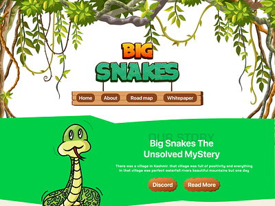 Snakes Landing Page