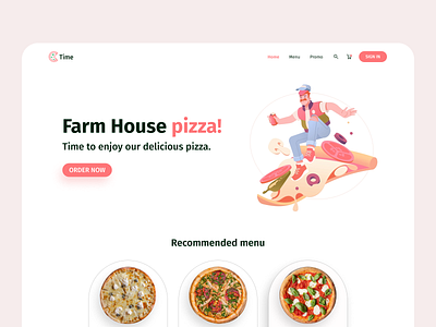 Pizza Time Web Page