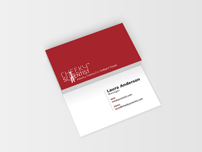 Business Card For Cheeky Scientist branding business card business card design business cards design