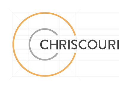 Self Logo Design angle c cc circles flat freelance grey grid gridding logo modern orange