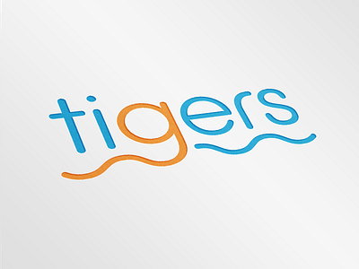 Tigers Swimming Club Logo Mockup