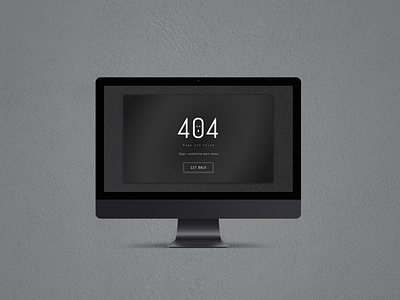 Daily Ui Challenge 008 - 404 Page