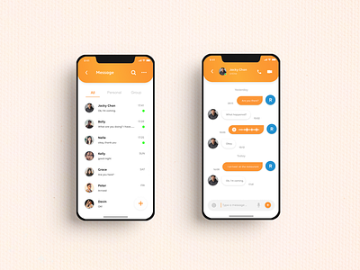 Daily Ui Challenge 013 - Direct Messaging app dailyui design figma ui uidesign