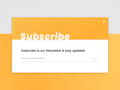 Daily Ui Challenge 026 - Subscribe