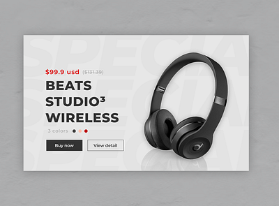 Daily Ui Challenge 033 - Special Offer concept dailyui design figma graphic design headphone special offer ui uidesign