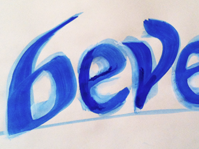 bevel brush calligraphy gouache hand drawn type handlettering typography