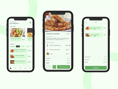 Cocina Food Checkout App app ui food checkout kitchen mobile ui uidesign