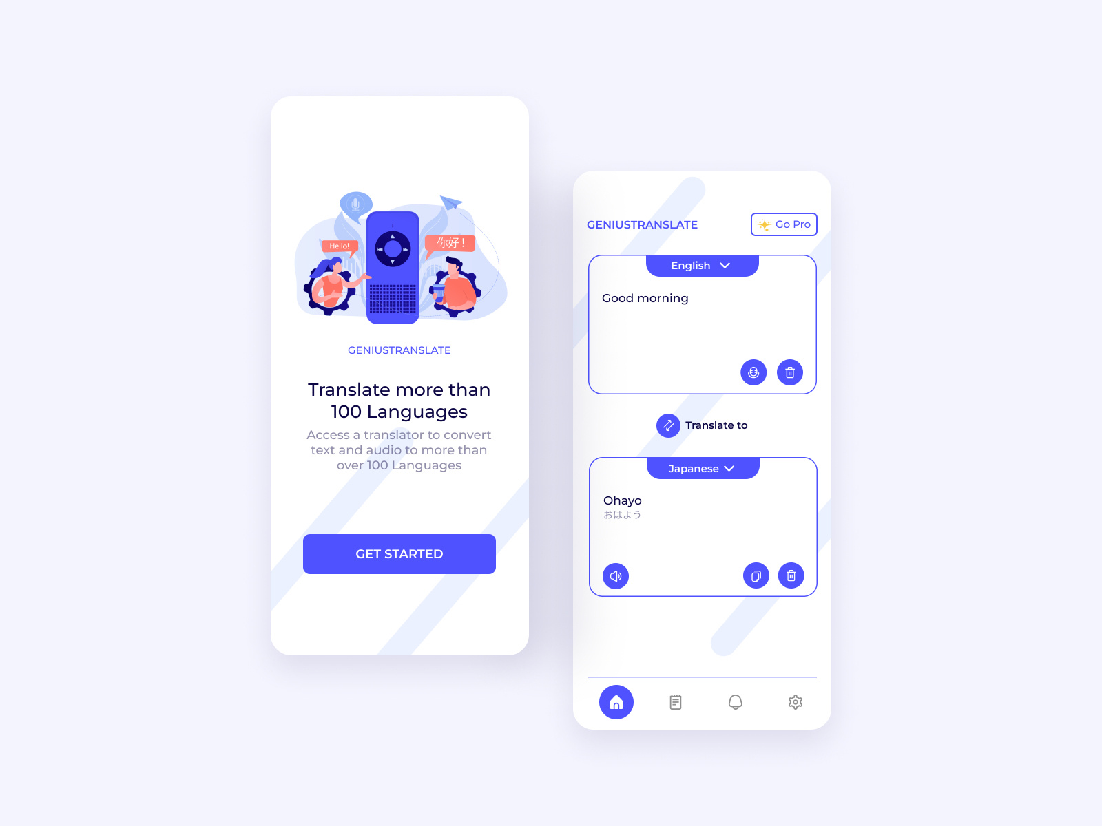 Genius Translate by Edor Emmanuel on Dribbble