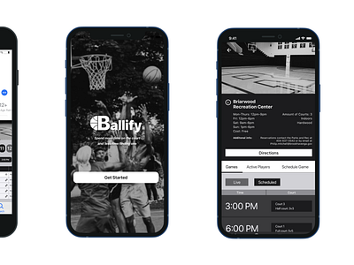 Product Design: Ballify Mockups