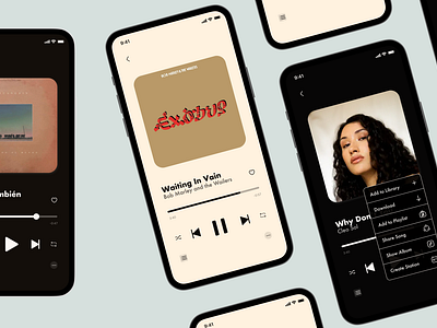 Music App Mobile UI