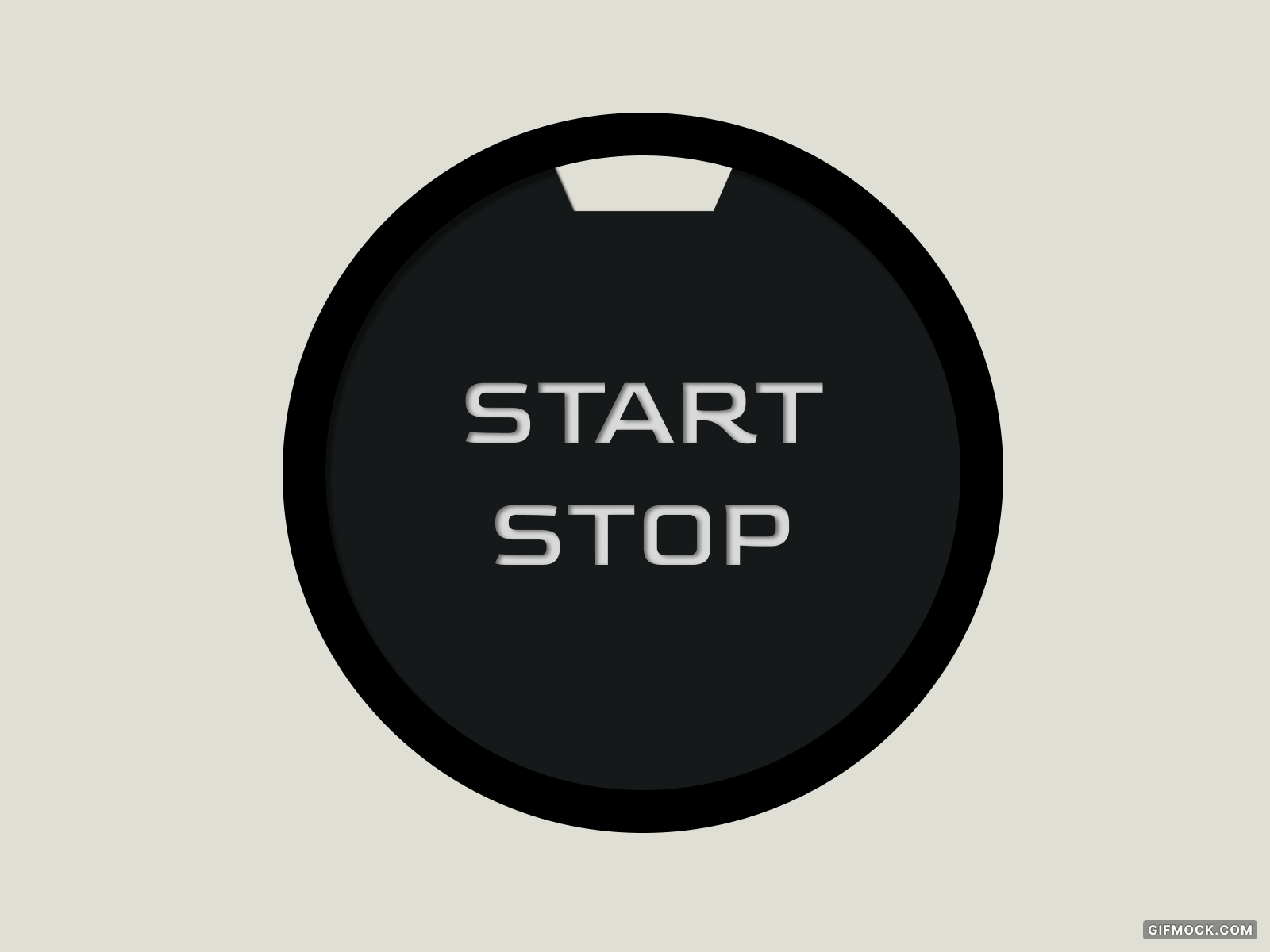 On/Off Switch auto button car dailyui design push start stop ui uidesign