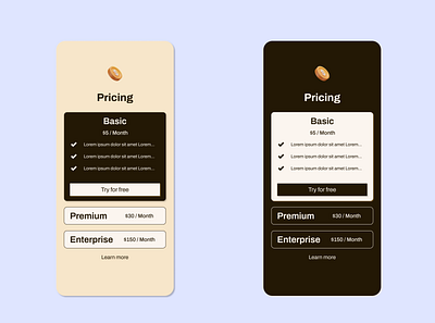 Pricing - Mobile choose dailyui mobile our plans plan pricing plans pricing subscription ui uidesign