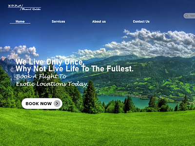 K.O.D.A Travel Guide design ui webdesign