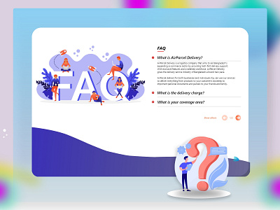 FAQ design for WordPress customization platform