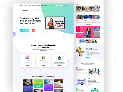 E Learning Landing Page