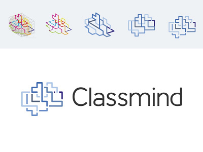 Classmind brain classmind logo network neural social startup