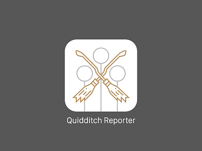 Daily UI 005 - Quidditch Reporter App Icon