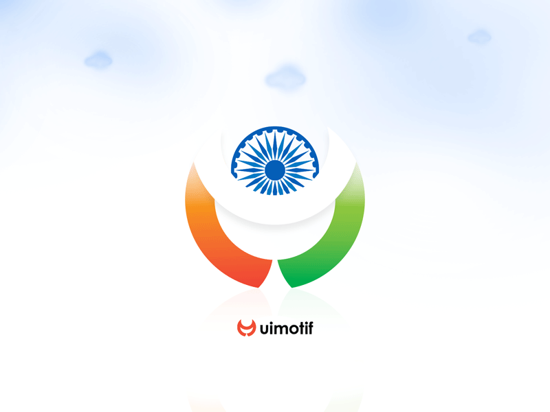 Happy Independence Day animation creative day happy independence india motif motion graphics ui