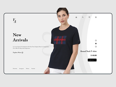 Fashion Focus- e Commerce Webpage UI Design