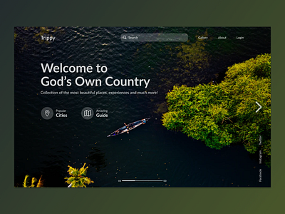 Landing Page- #003 003 dailyui dailyui003 design landing page landing page ui travel travel app travel ui travel web ui uidesign web web design web ui