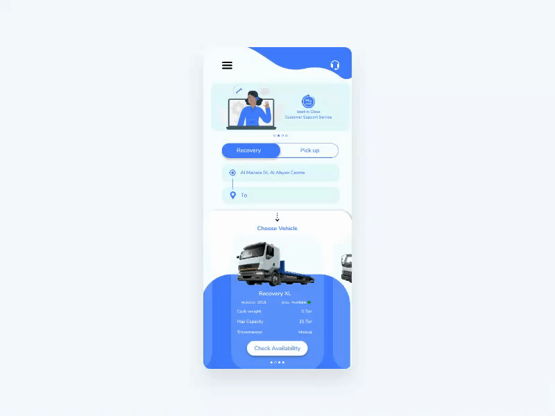 Limo Qatar- Vehicle Recovery and Pickup Mobile App android ui app branding design illustration ios app mobile ui pick up pickup app qatar recovery app recovery vehicle service app ui ui ux uidesign ux vehicle pickup vehicle recovery