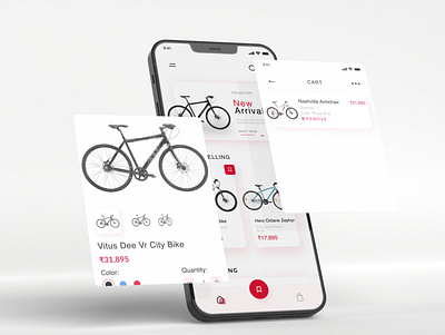 Buycyle - Mobile App UI Design app bicycle bicycle app bicycle mobile app cycle design e commerce e commerce app mobile ui ui uidesign ux