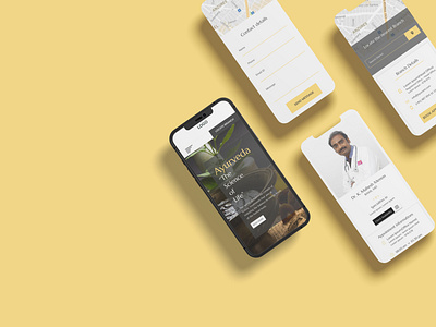 Ayucare - Ayurvedic Clinic Web app Design