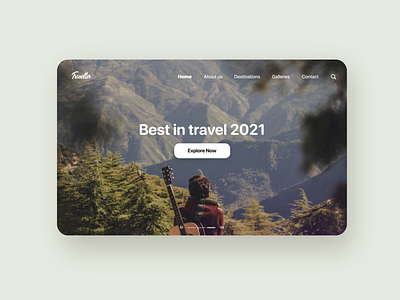 Traveller - Webdesign design travel travel agency traveling ui ux web webdesigner world