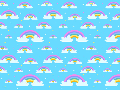 Colorful rainbow pattern design