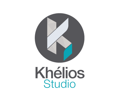 Nouveau logo Khélios Studio logo