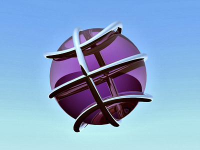 3-Dribbble 3d dribbble