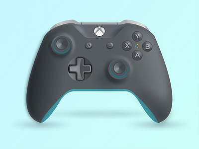 XBOX Gamepad Illustration 3d branding graphic design illustration logo vectorart