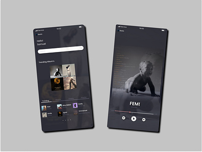 Music Streaming App design mobile music ui mobile ui music app streaming app ui