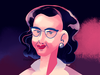 Katherine Johnson digital art digital artist illustration katherine johnson nasa